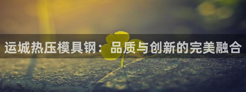 易倍申服用方法：运城热压模具钢：品质与创新的完美融合