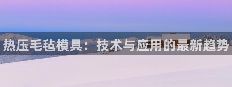 emc32软件安装：热压毛毡模具：技术与应用的最新趋势