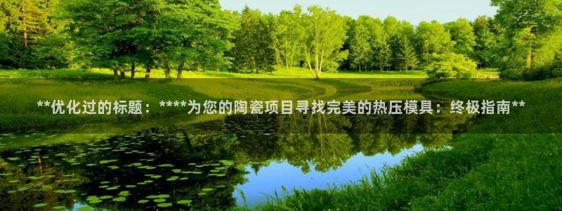 emc易倍老板：**优化过的标题：****为您的陶瓷项目