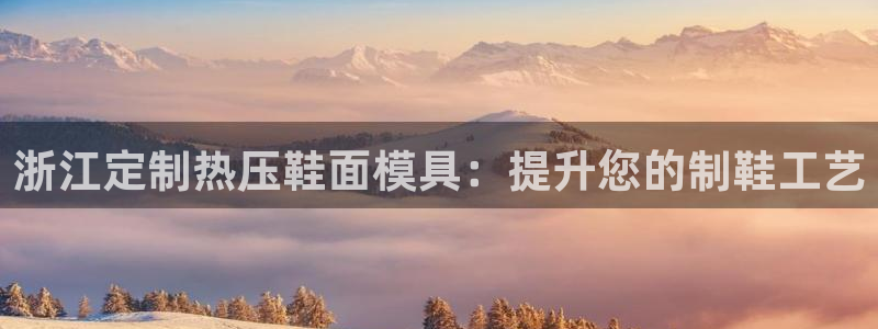 易倍emc全站：浙江定制热压鞋面模具：提升您的制鞋工艺